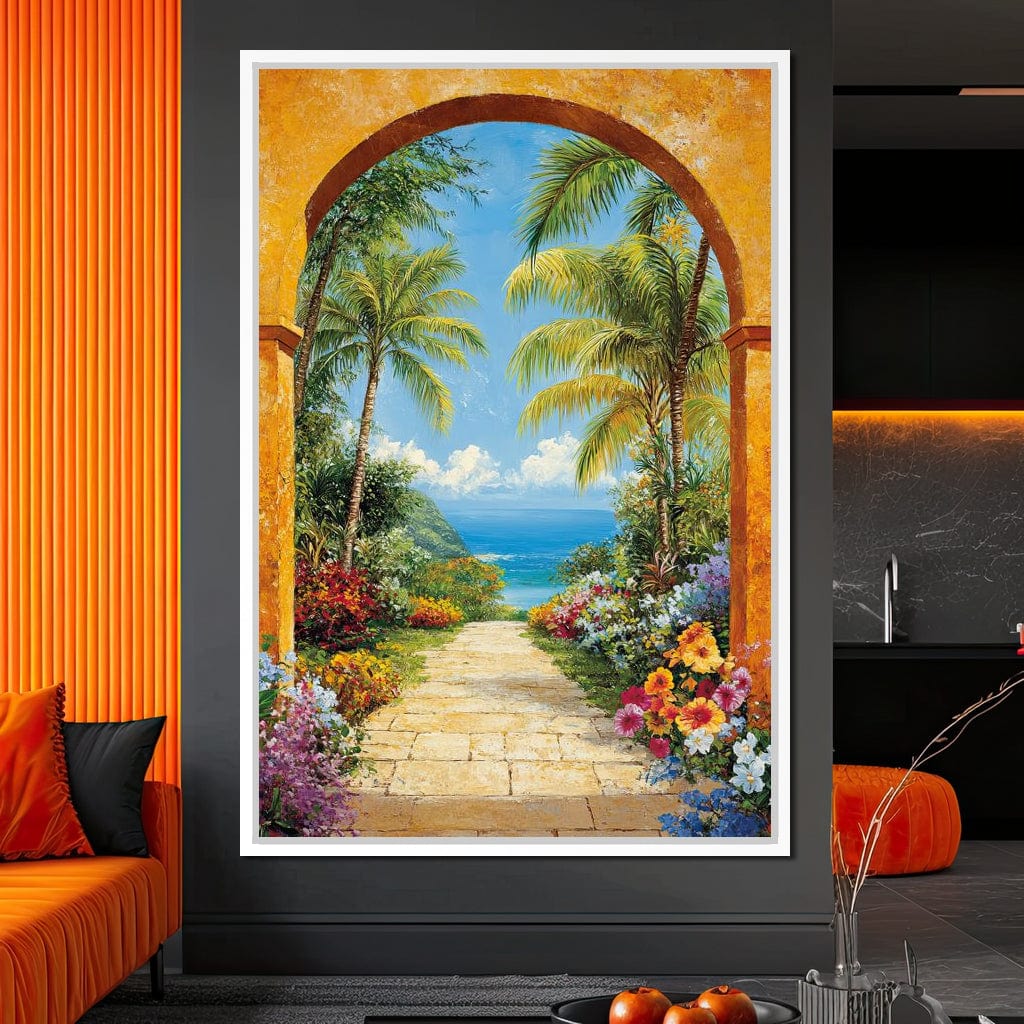 Tropical Vacation Canvas Wall Art