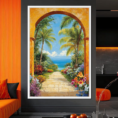 Tropical Vacation Canvas Wall Art