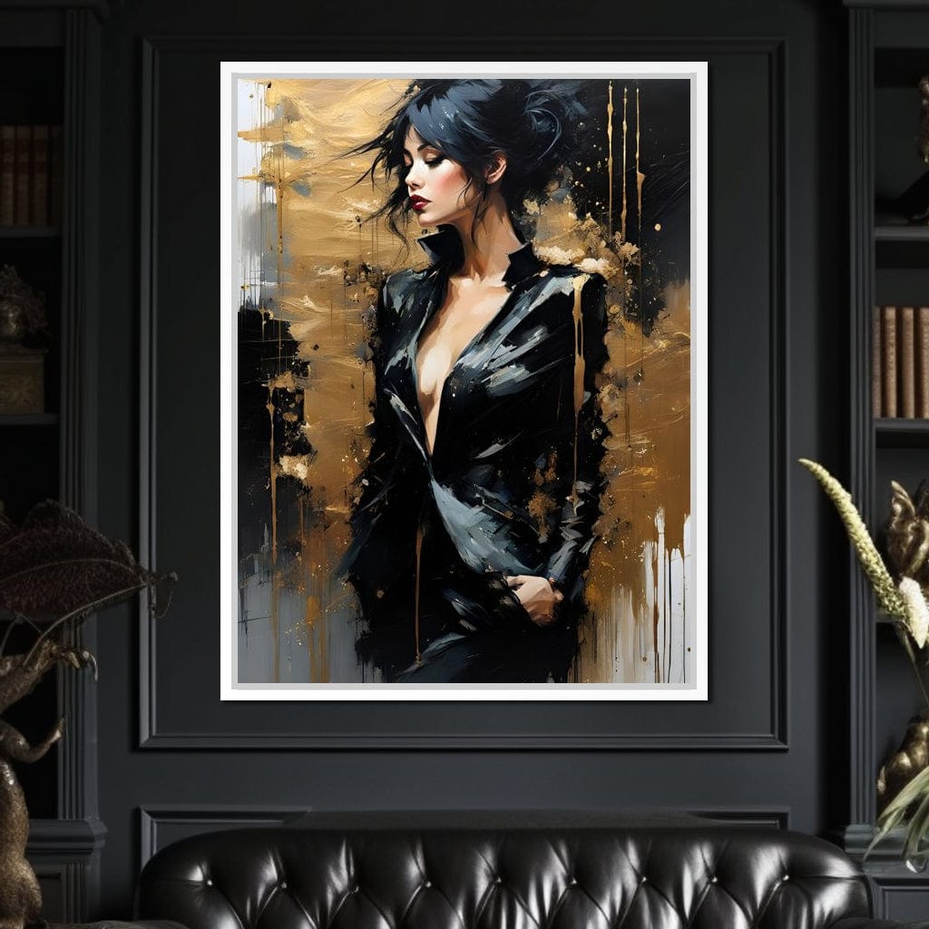 Female Portrait 0052 Canvas Wall Art