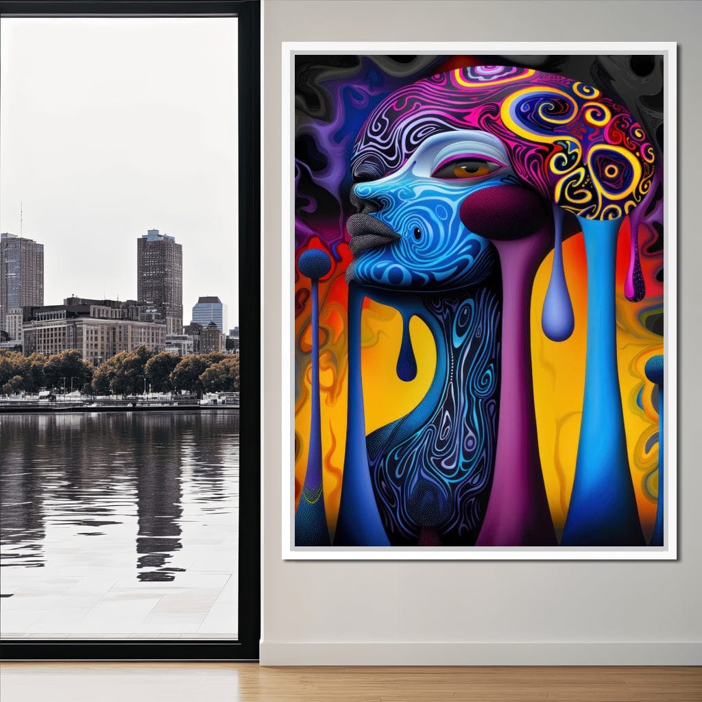 The Drippy Diva Canvas Wall Art