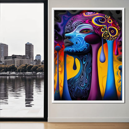 The Drippy Diva Canvas Wall Art