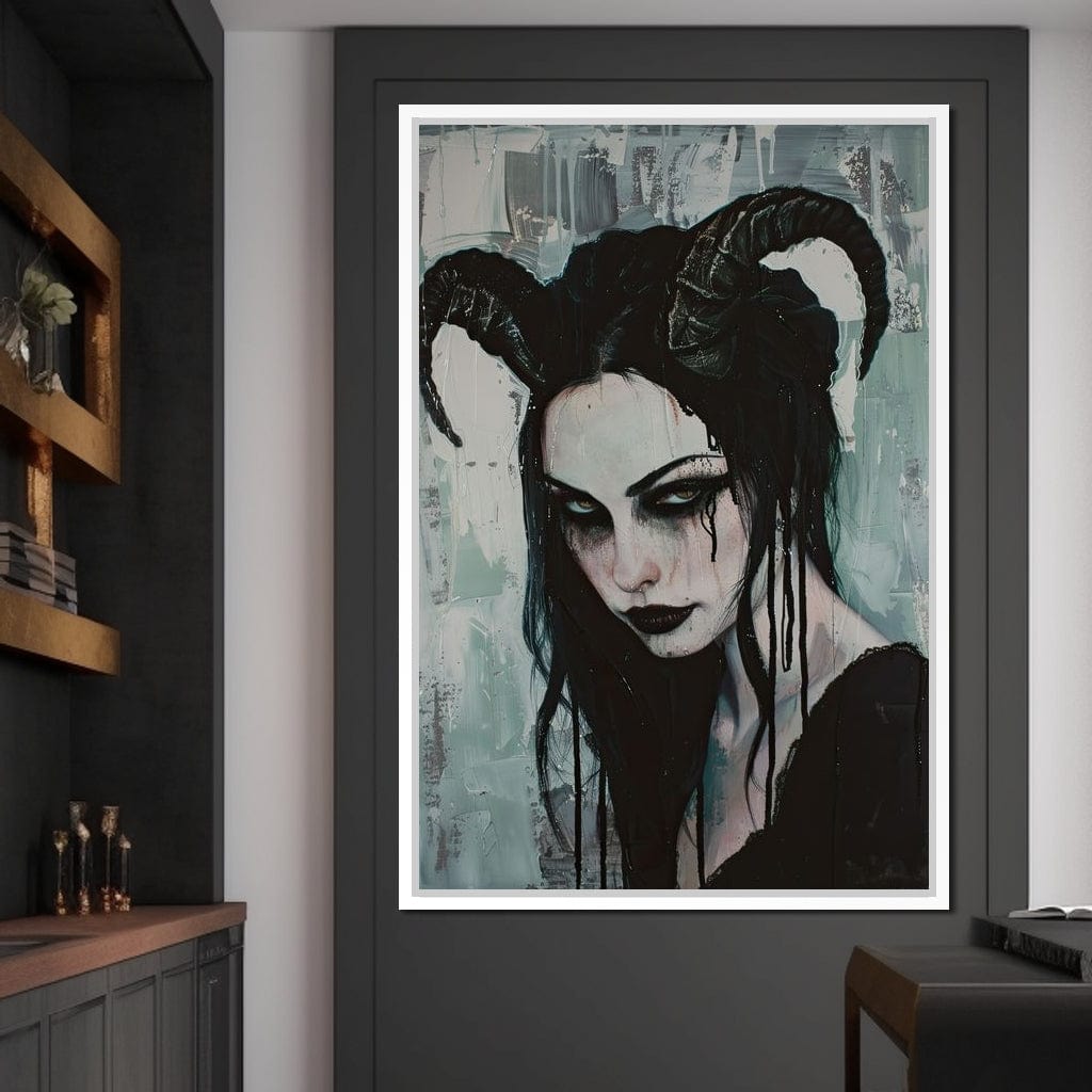 Midnight Enchantment Unveiled Canvas Wall Art