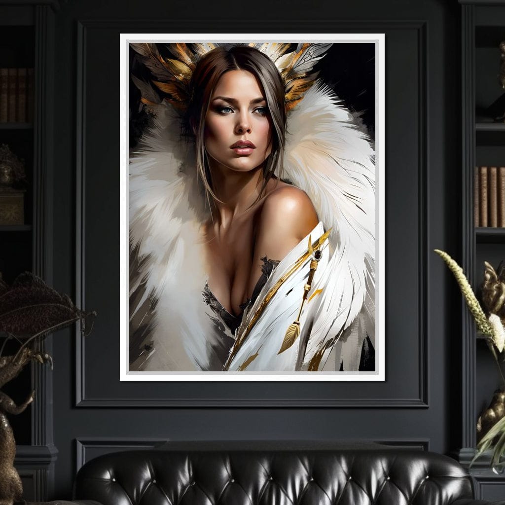 Female Portrait 161 Canvas Wall Art