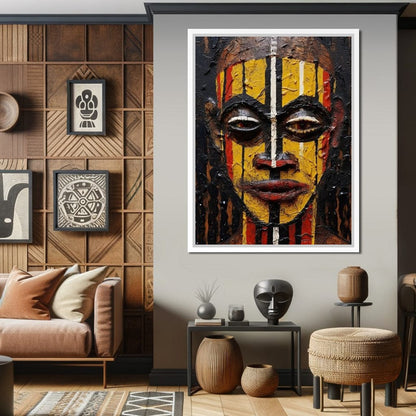 Tribal Mask 09 Canvas Wall Art