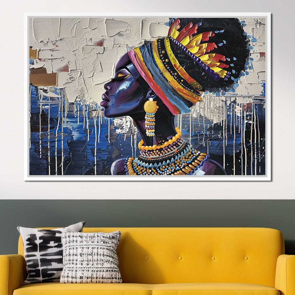 Sapphire Dreams of Africa Canvas Wall Art
