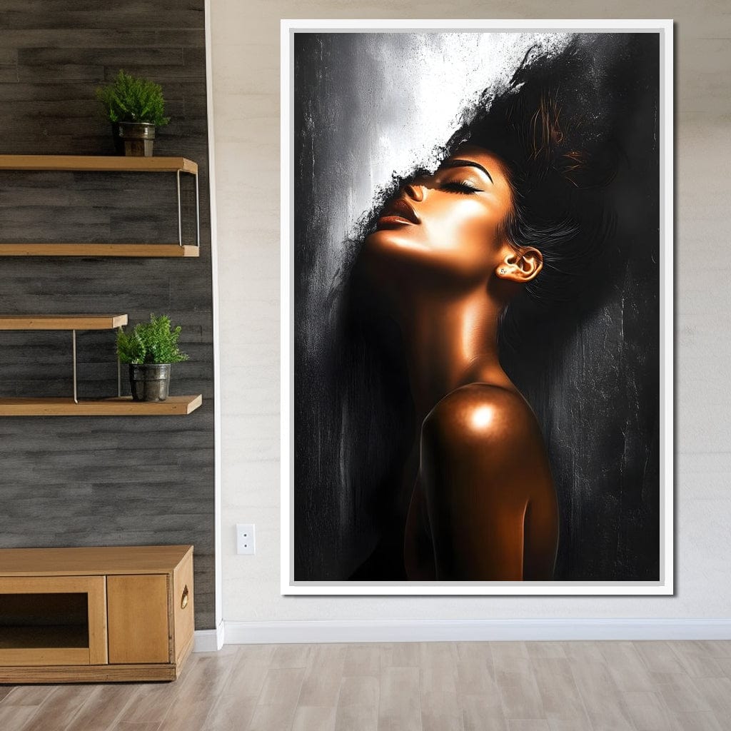 Radiant Reflection of Night Canvas Wall Art