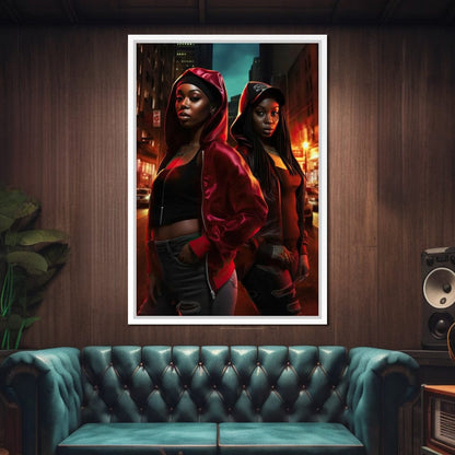 Verses in Velvet Canvas Wall Art