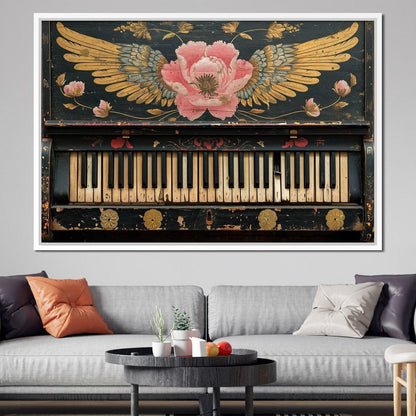 Floral Music Collection 11 Canvas Wall Art