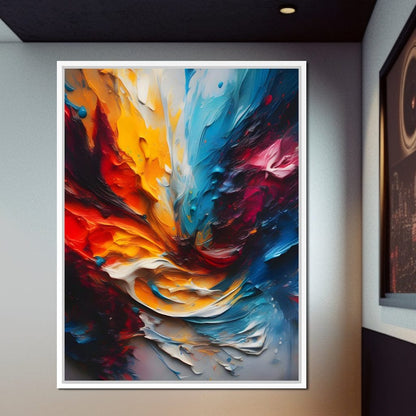Color Burst Canvas Wall Art
