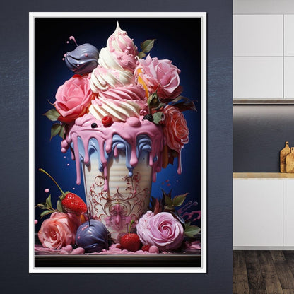 Candy Ice Cream Canvas Wall Art