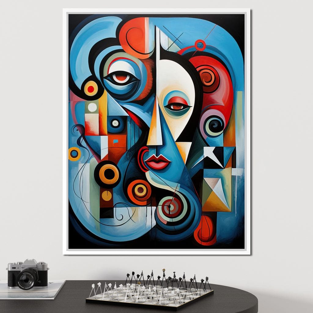 Carnival of Cubism Canvas Wall Art