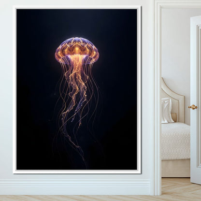 Radiant Deep Abyss Canvas Wall Art