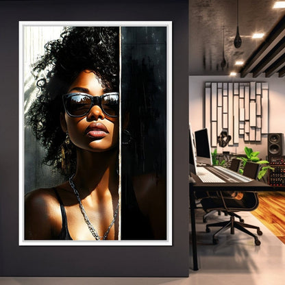 Sunlit Shadows Essence Canvas Wall Art