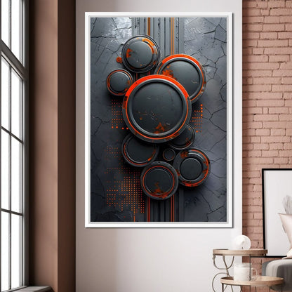 Colorful Modern Art 066 Canvas Wall Art