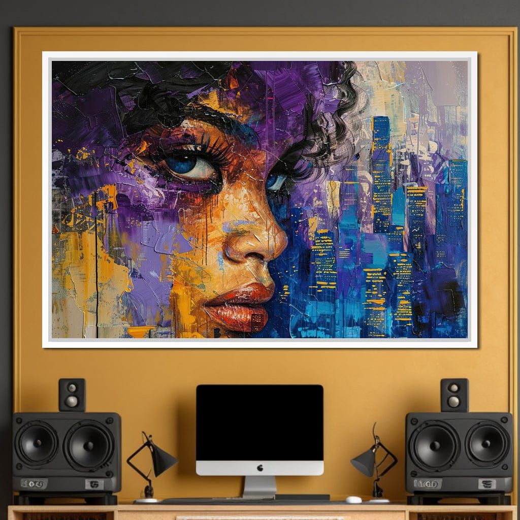 Urban Dreamscape Enchantment Canvas Wall Art
