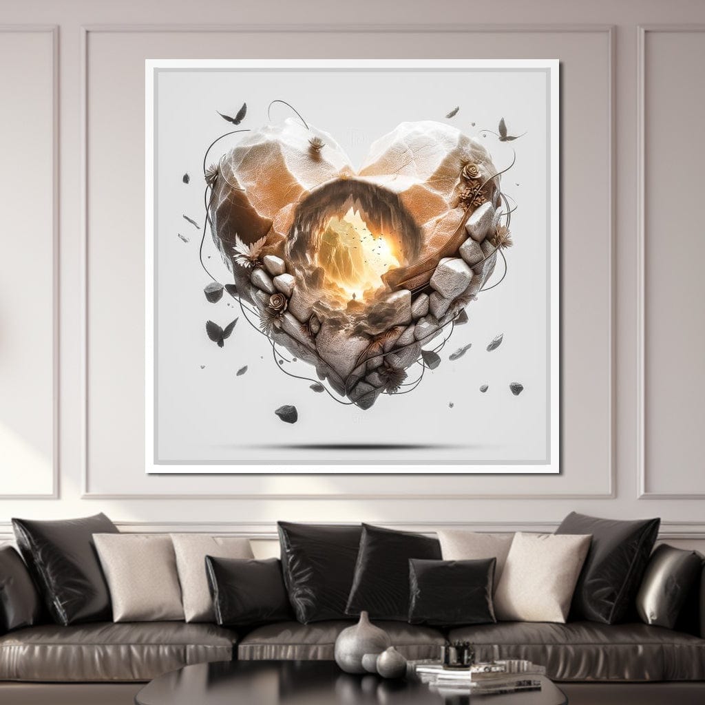 Heart Canvas Wall Art