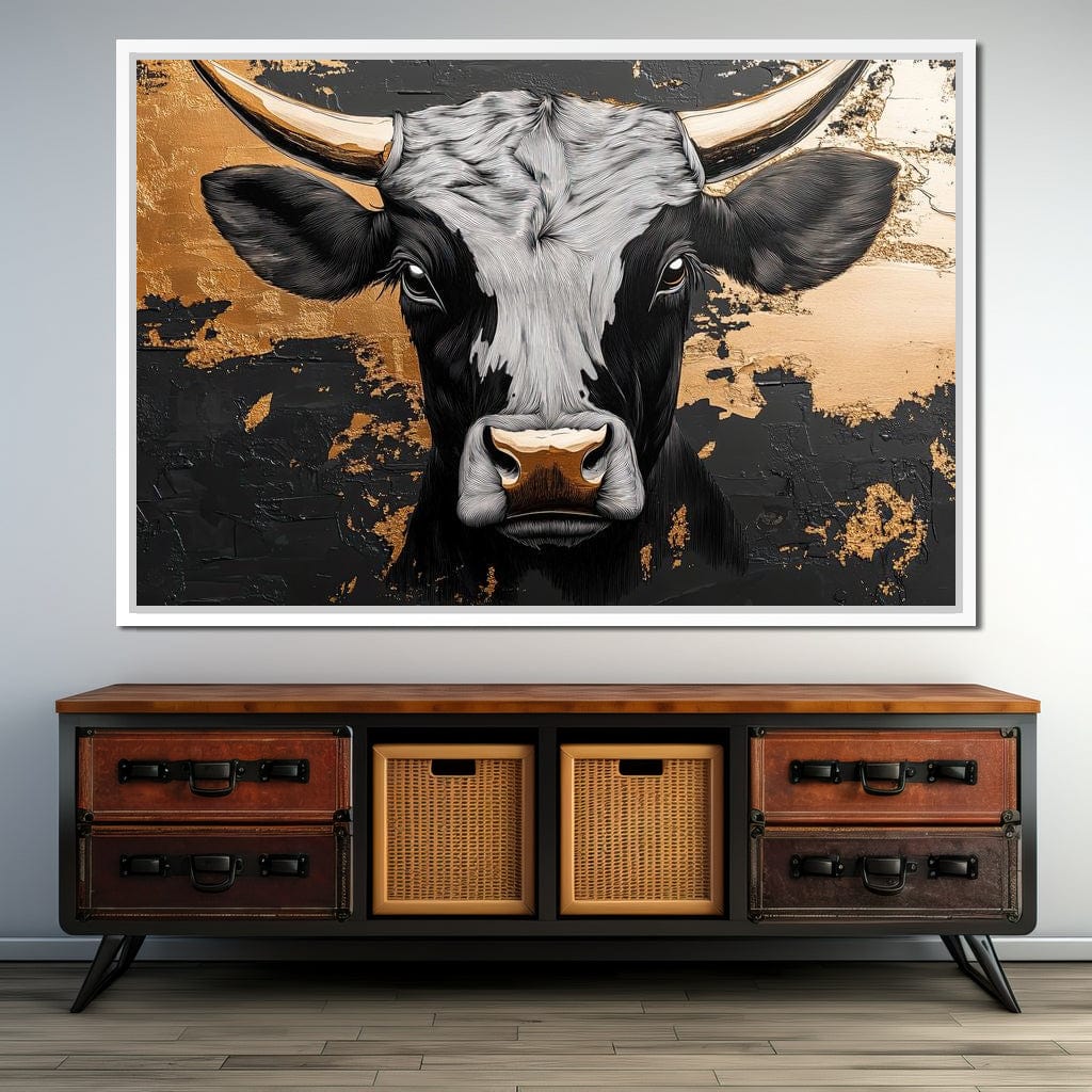Golden Majesty of the Plains Canvas Wall Art