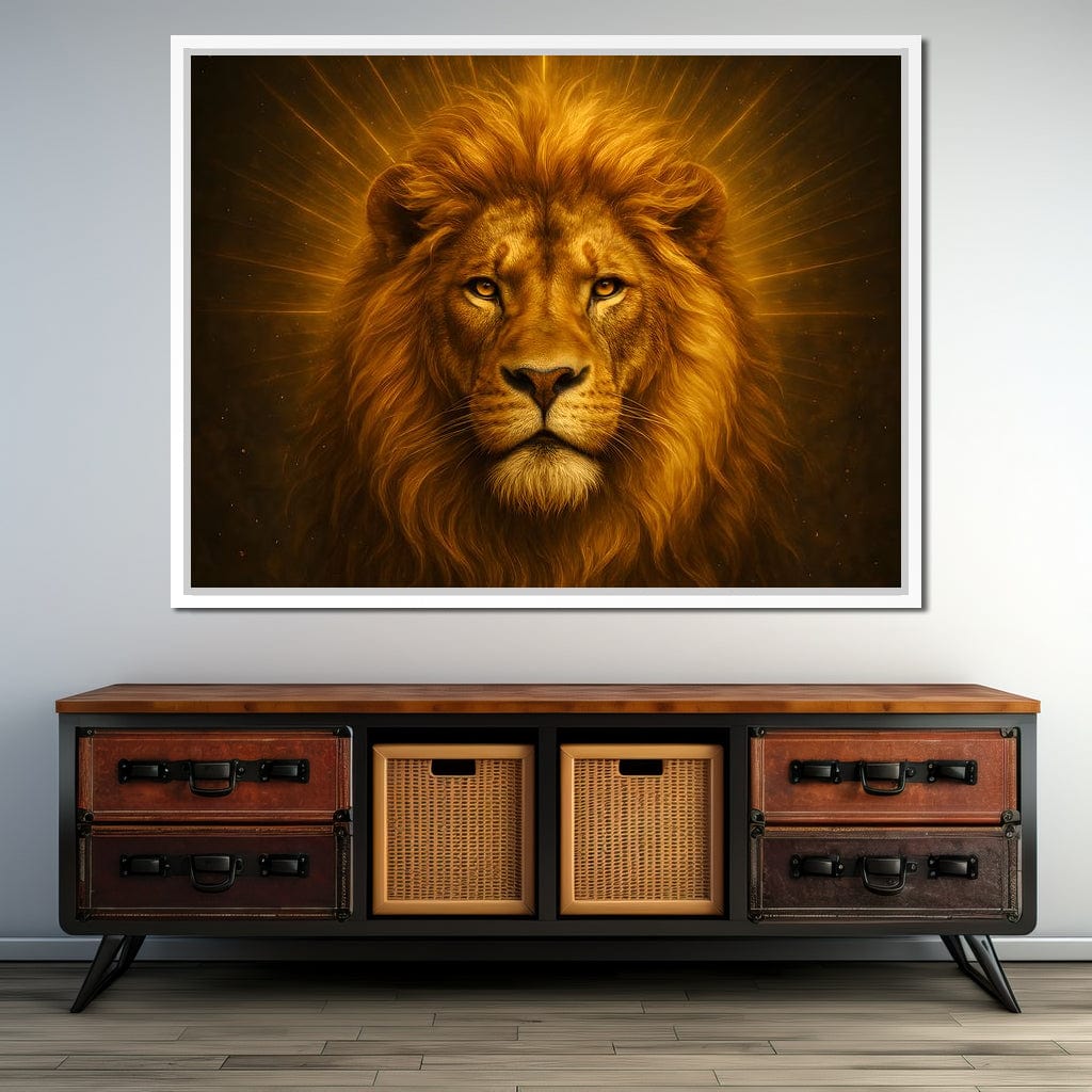 Majestic Radiance of the King Canvas Wall Art