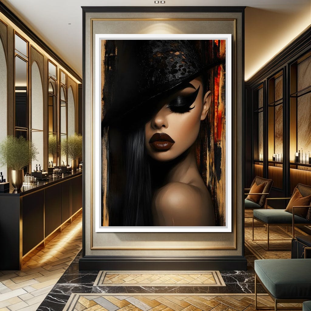 Mystery Elegance Enigma Canvas Wall Art