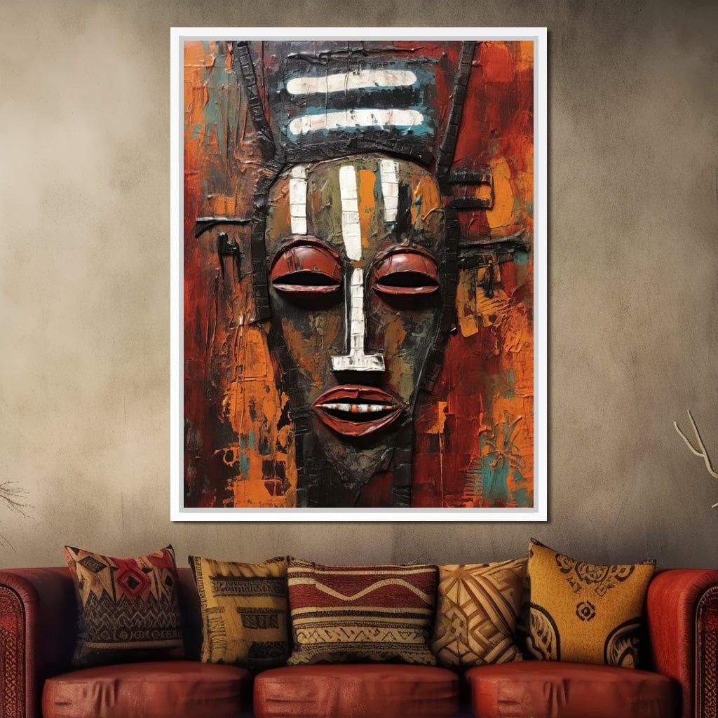 Tribal Mask 02 Canvas Wall Art