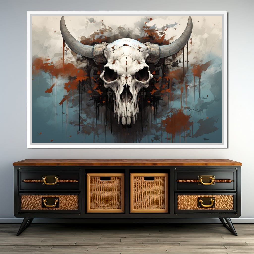 Eternal Symmetry of the Buffalo Canvas Wall Art