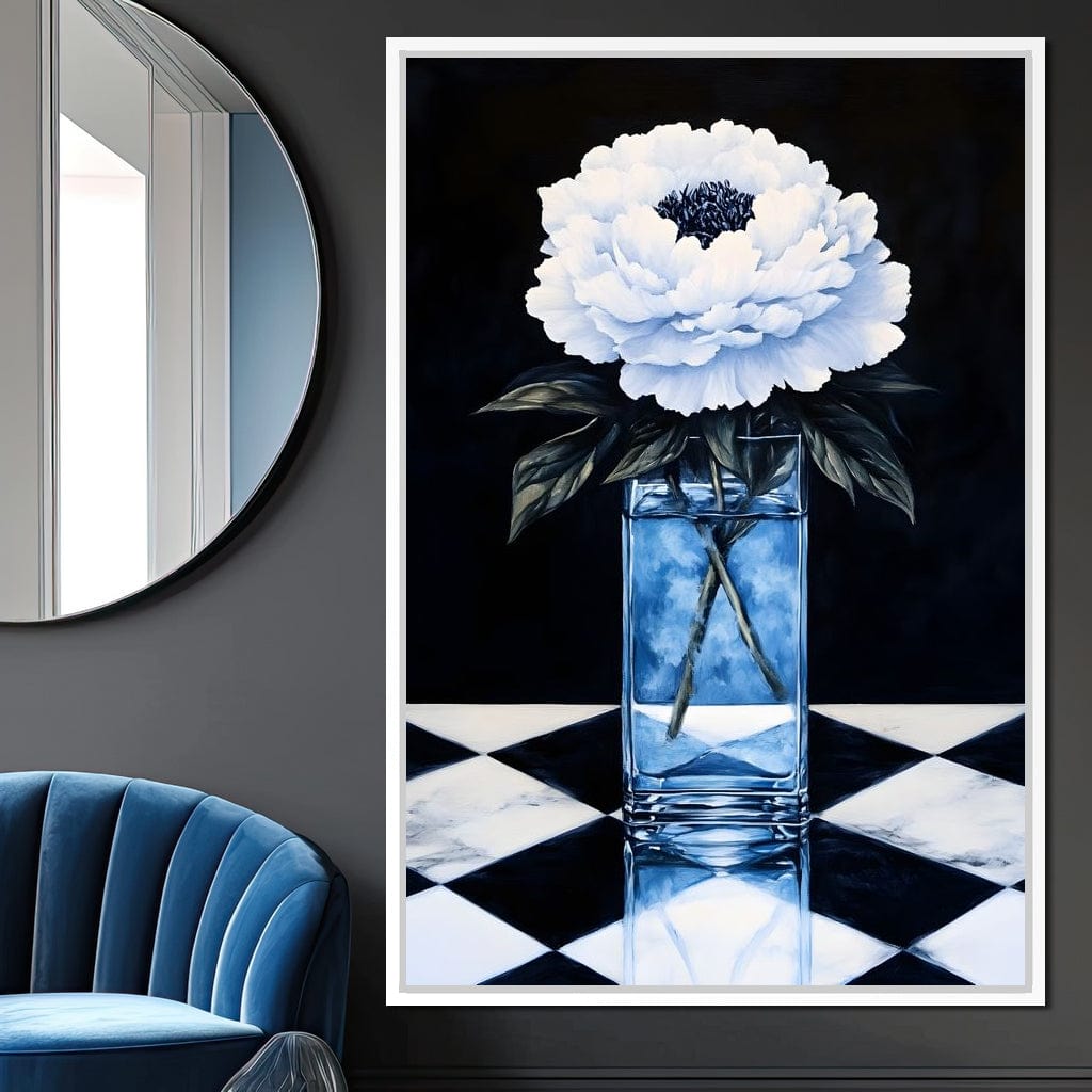 Dream Petals in Glass Enclave Canvas Wall Art