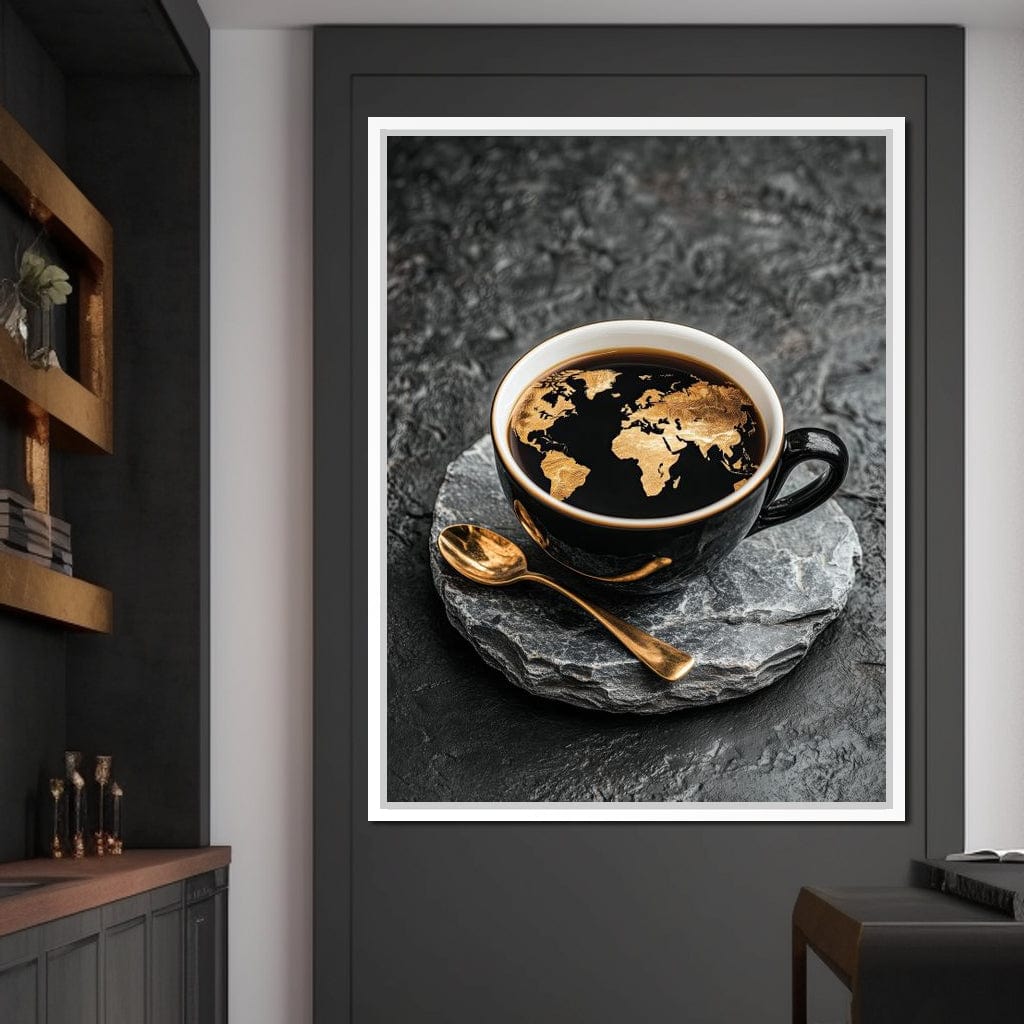 Golden Horizons Brewed Canvas Wall Art