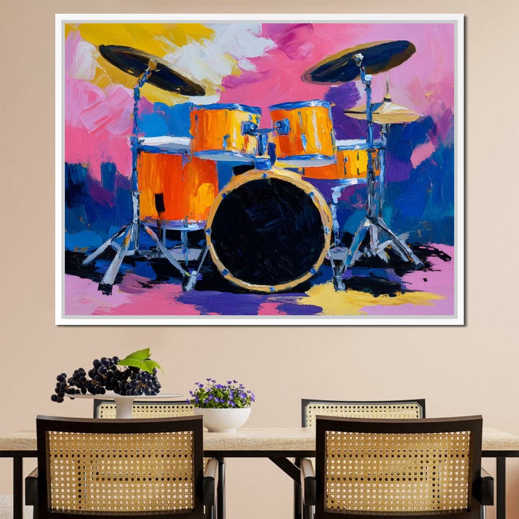 Rhythm of Vibrant Beats Canvas Wall Art