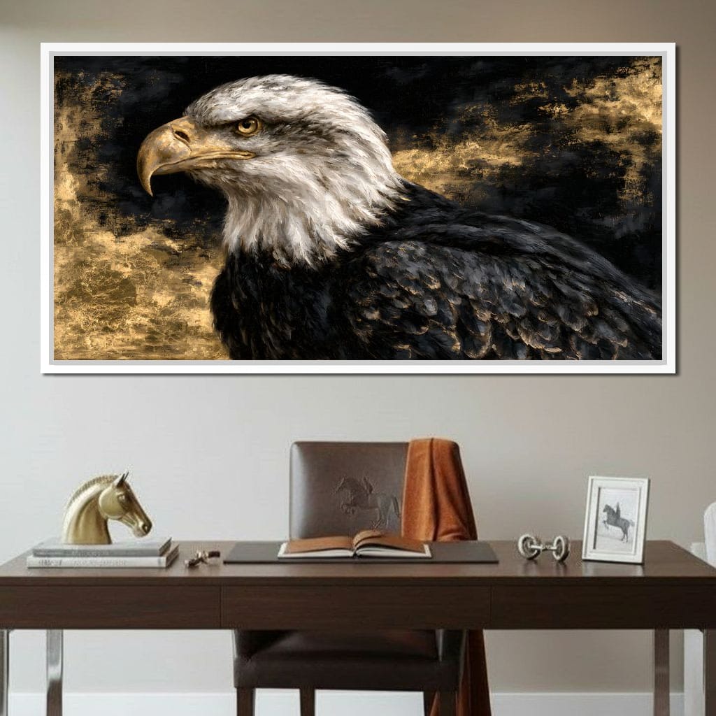 Sovereign Spirit Of The Golden Skies Canvas Wall Art