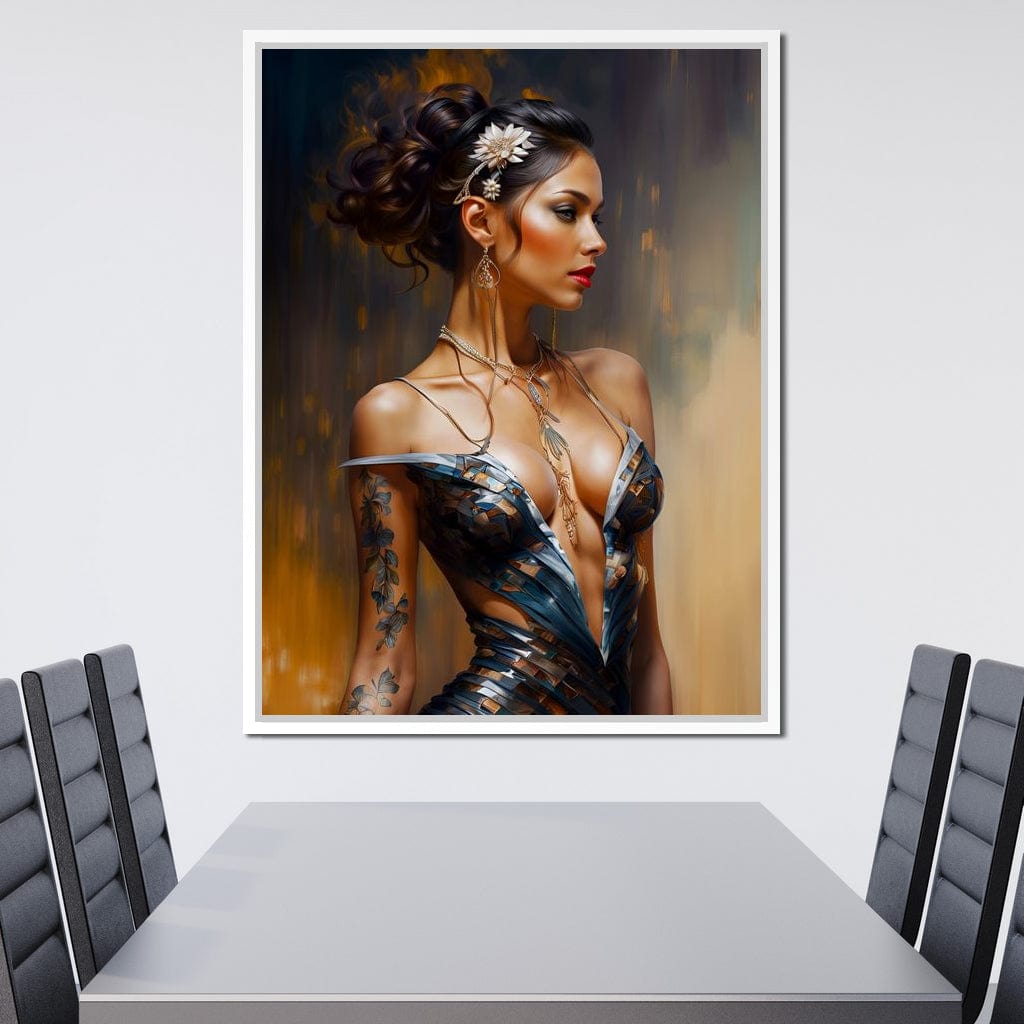 Female Portrait 071 Canvas Wall Art