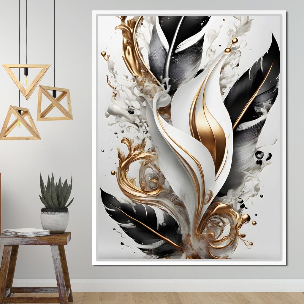 A feather's dream Canvas Wall Art
