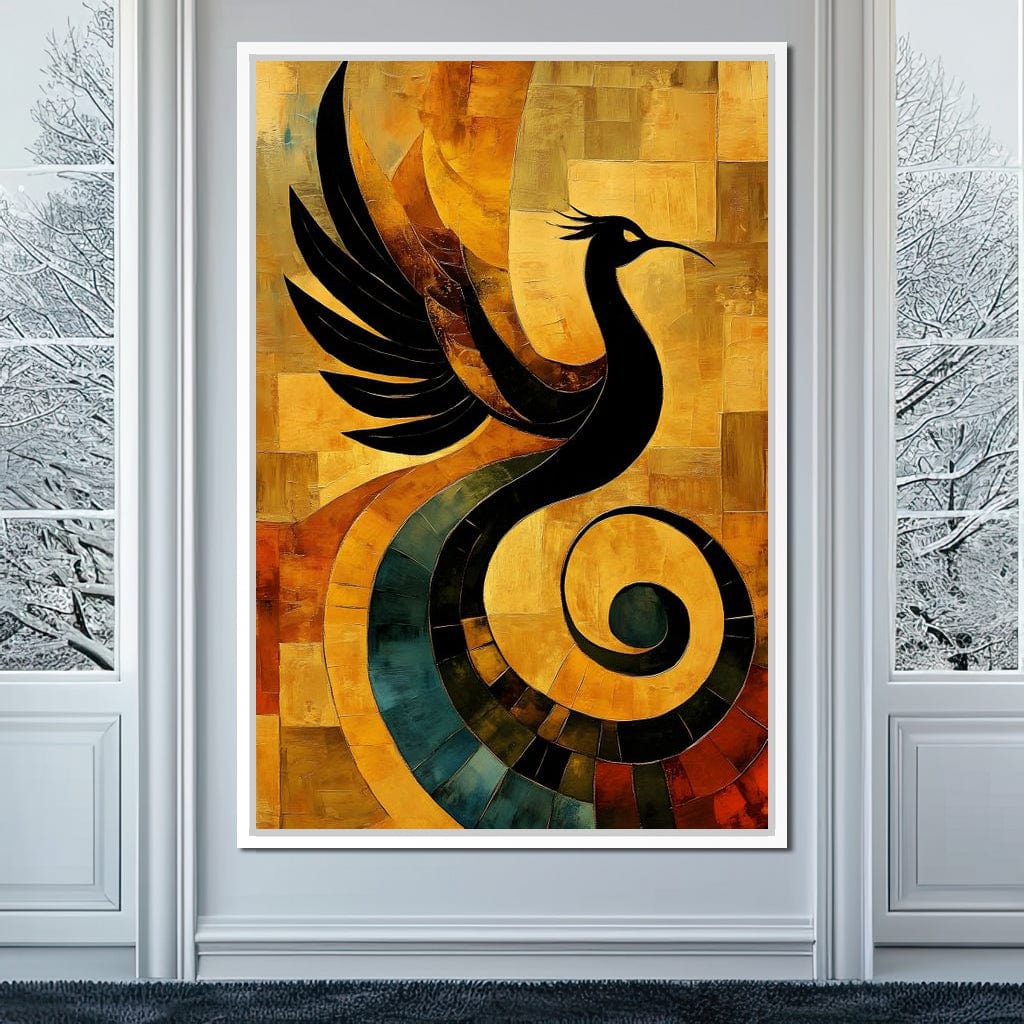 Phoenix Radiance Harmony Canvas Wall Art