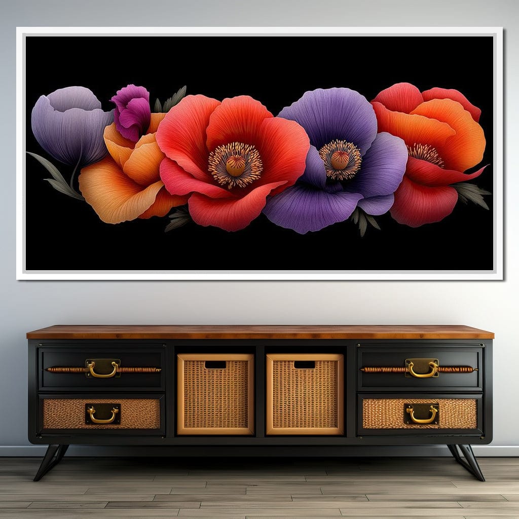 Blooming Florals Canvas Wall Art