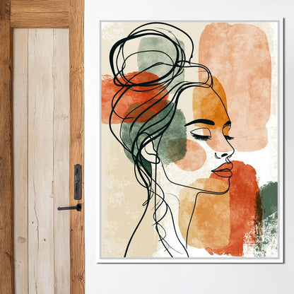 Contours of a Quiet Afternoon Canvas Wall Art