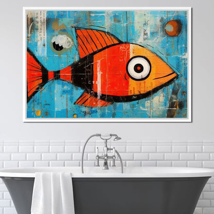 Red Fish Canvas Wall Art