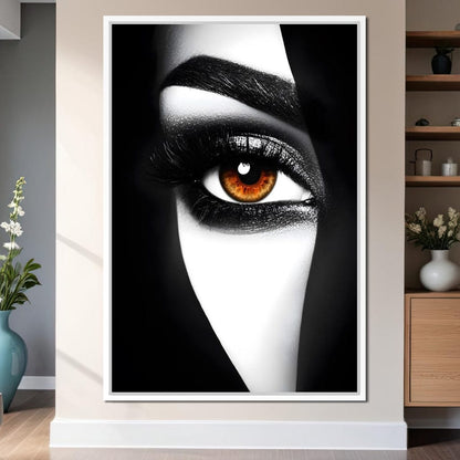 Eclipse of the Fiery Eye Canvas Wall Art
