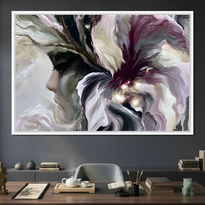 Fallen Petals Of A Silent Mind Canvas Wall Art