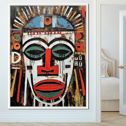 Tribal Mask 17 Canvas Wall Art