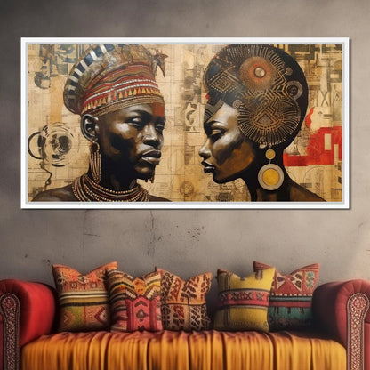 African Portrait Zithembe Canvas Wall Art