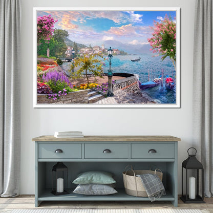 Garden Pier Canvas Wall Art