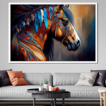 Cherokee Horse 5 Canvas Wall Art