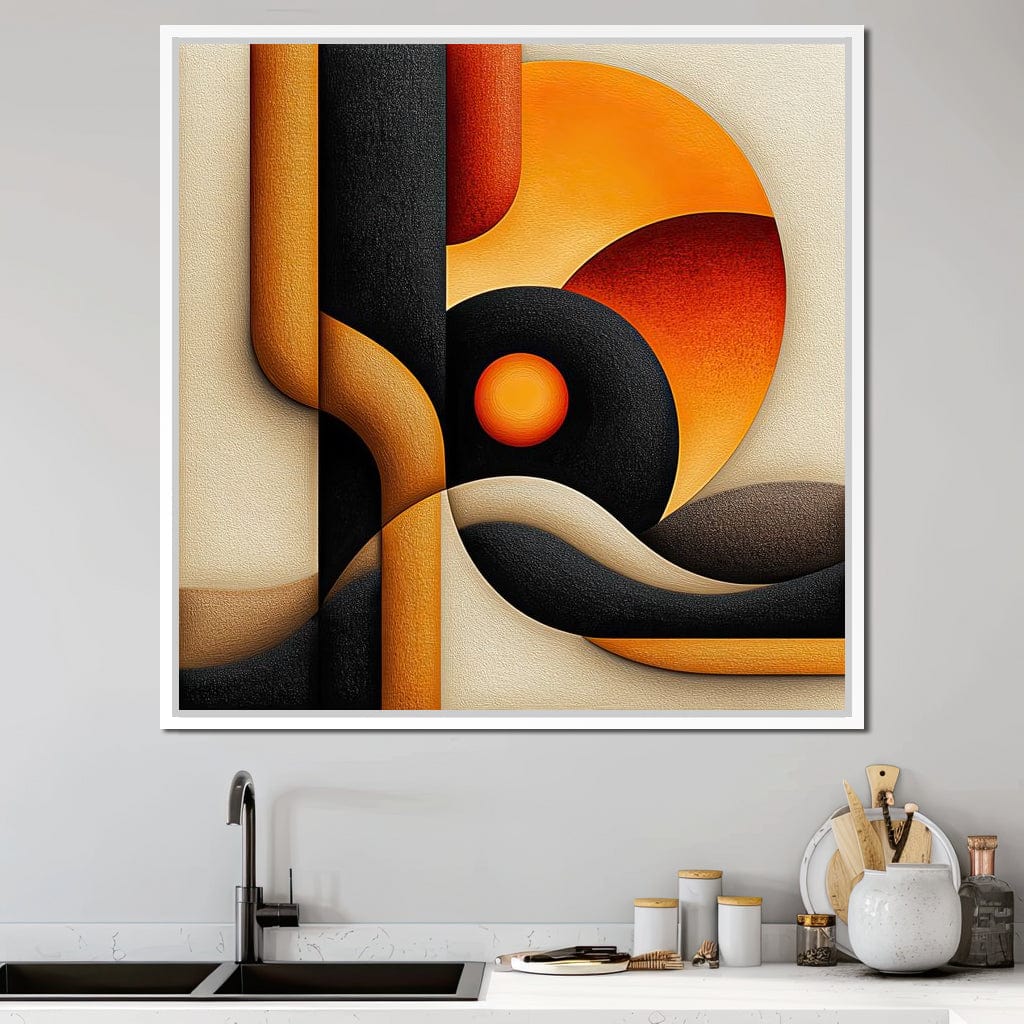 Abstract Dusk Canvas Wall Art