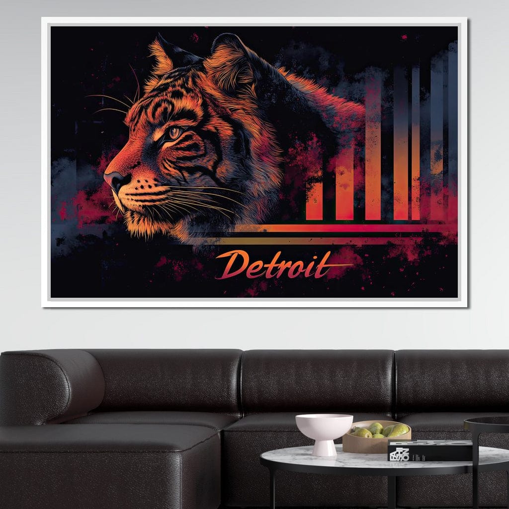 Urban Detroit Canvas Wall Art
