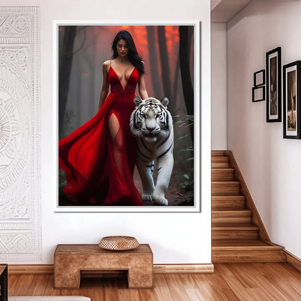 Female Portrait 198 Canvas Wall Art