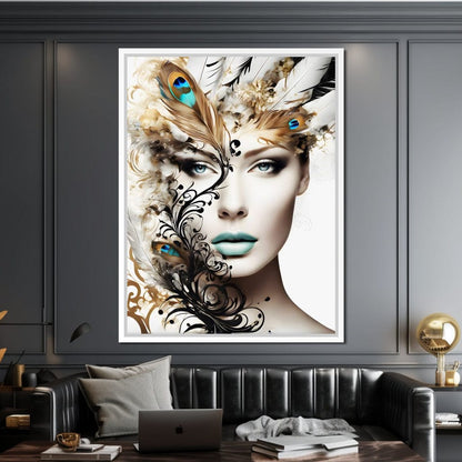 Female Portrait 138 Canvas Wall Art