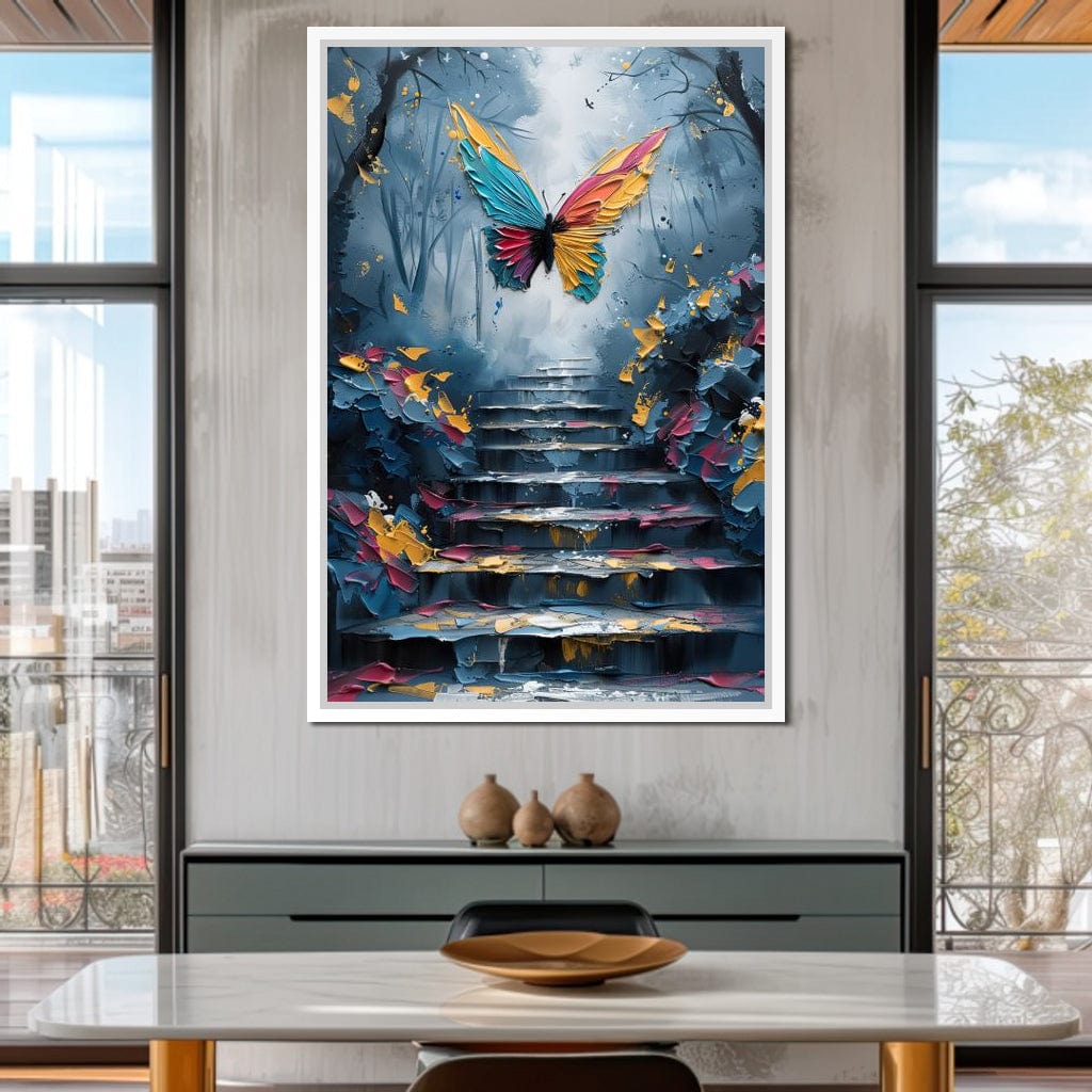 Spectral Flight Ascending Canvas Wall Art