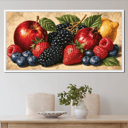 Harvest Bounty from the Orchard Floor Canvas Wall Art