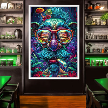 Trippy Trance Canvas Wall Art