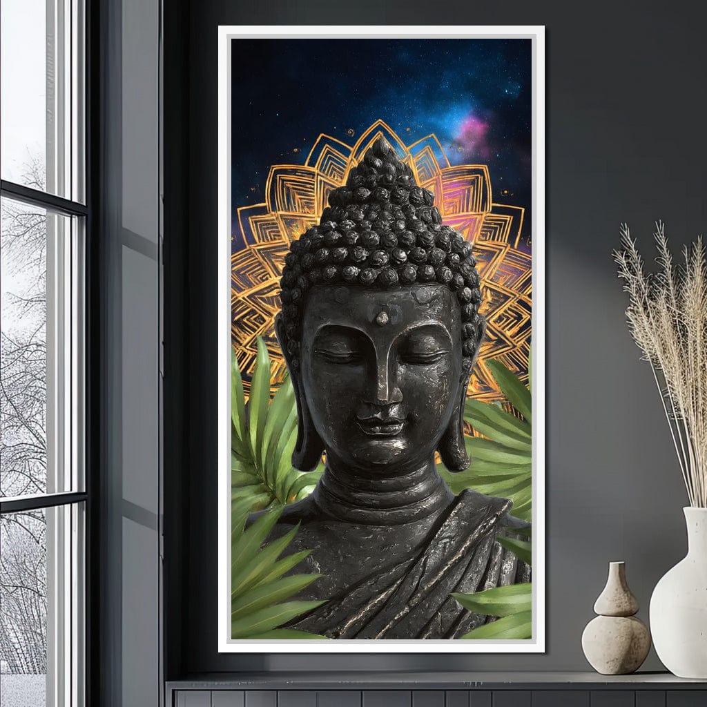 Tranquil Buddha Nightfall Canvas Wall Art