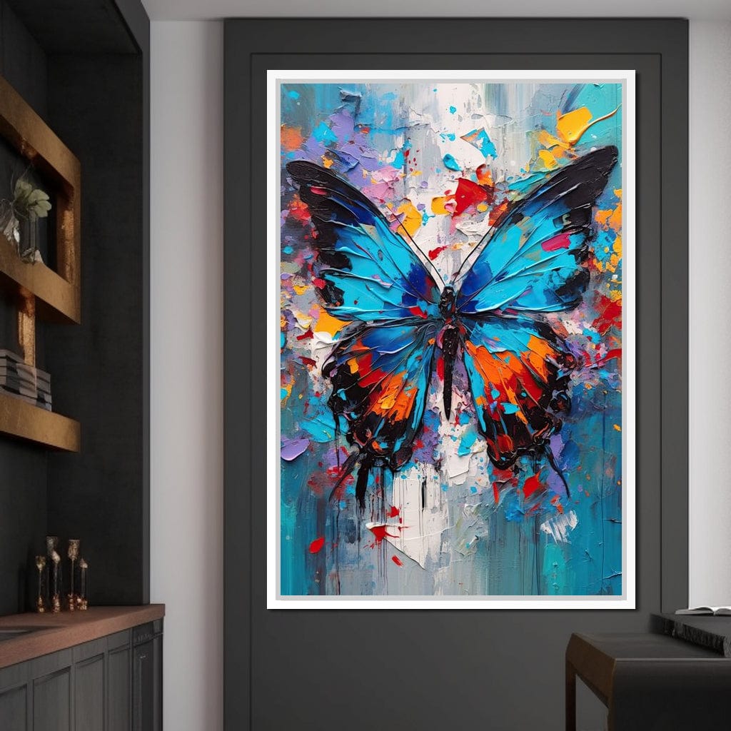Colorburst Butterflies Canvas Wall Art